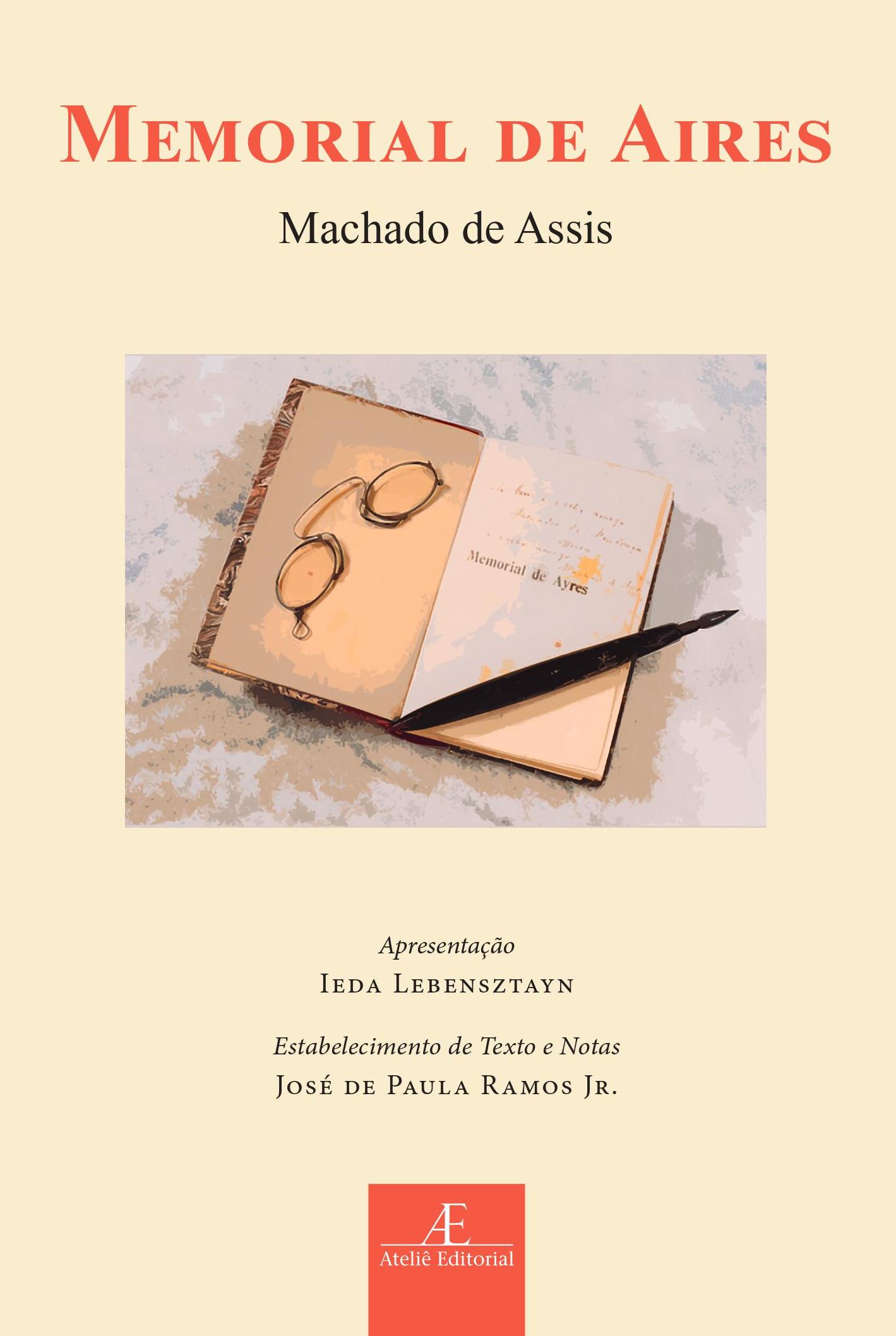 Capa do livro Memorial de Aires, de Machado de Assis