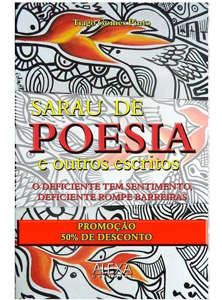 Capa do livro Sarau de Poesias e Outros Escritos (2018), de Tiago Gomes Pinto