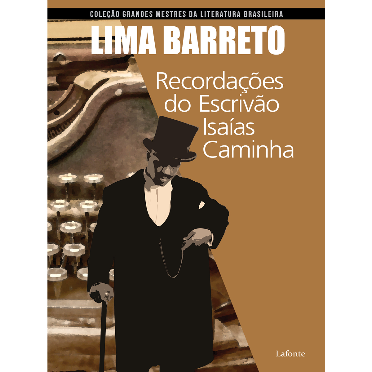 Capa do livro Recordações do escrivão Isaías Caminha, de Lima Barreto